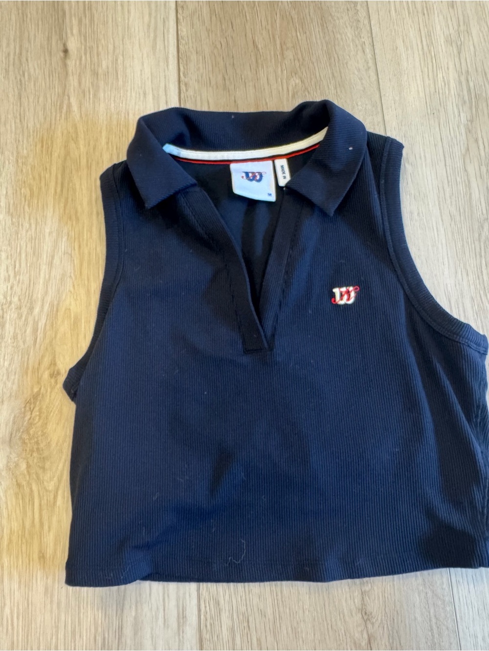 Kith for Wilson Women’s Ribbed Polo & Pleated Tennis Skirt Set - Navy - Size M